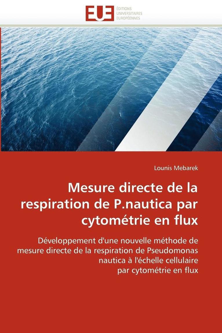Mesure Directe de la Respiration de P.Nautica Par Cytom trie En Flux 1