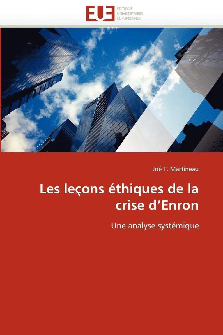 Les Le ons  thiques de la Crise D Enron 1