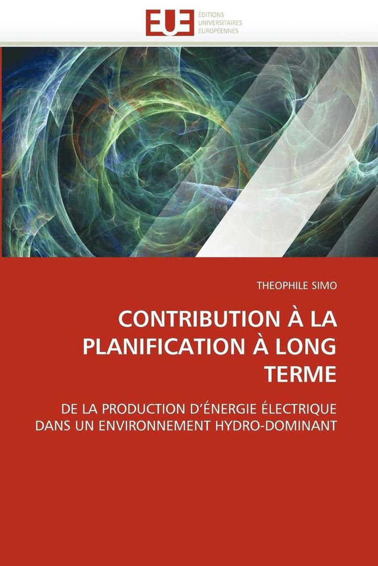 Contribution   La Planification   Long Terme 1