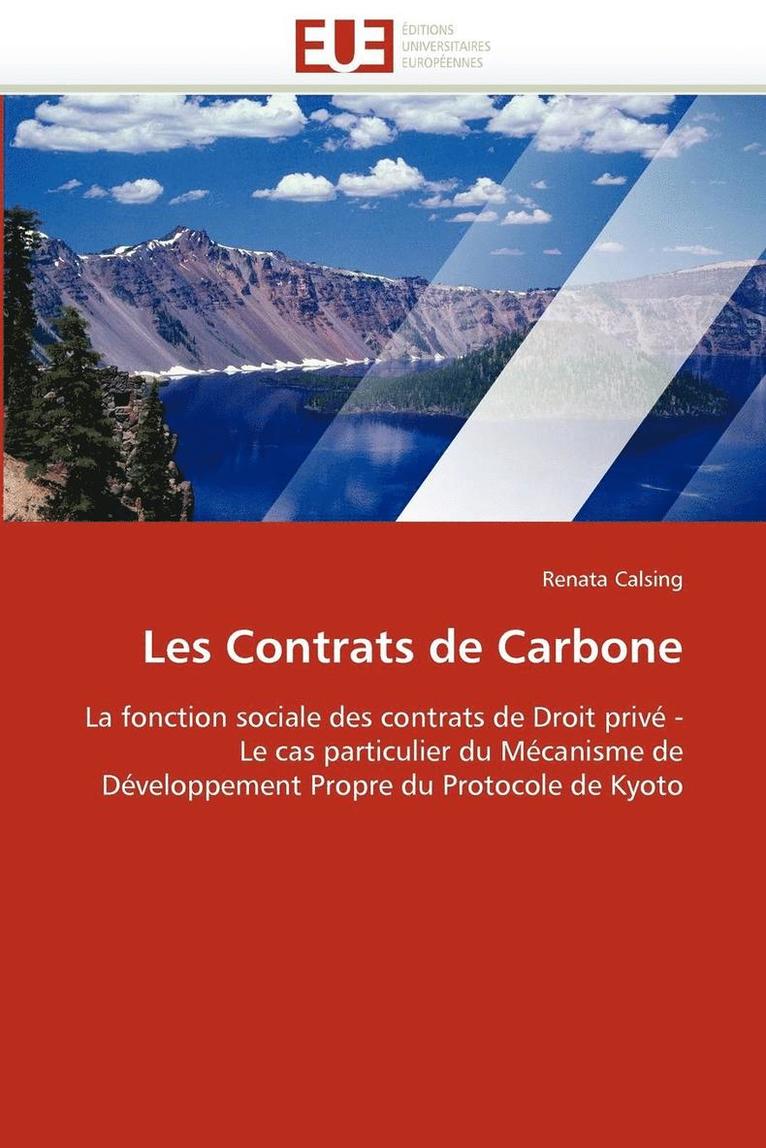 Les Contrats de Carbone 1