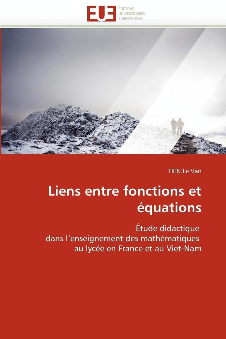 Liens Entre Fonctions Et  quations 1