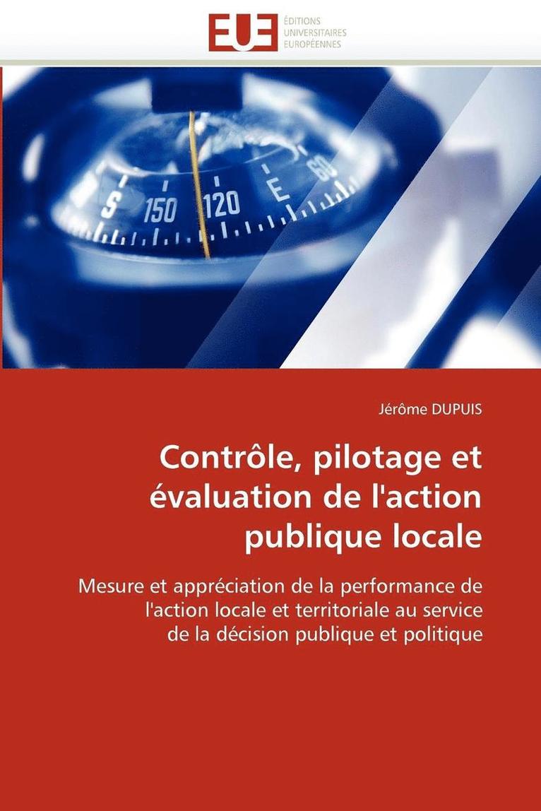 Dupuis-J, DUPUIS-J - Contr�le, Pilotage Et �valuation de l''action Publique Locale, Häftad