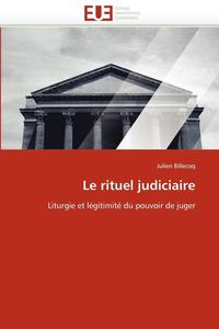 bokomslag Le Rituel Judiciaire