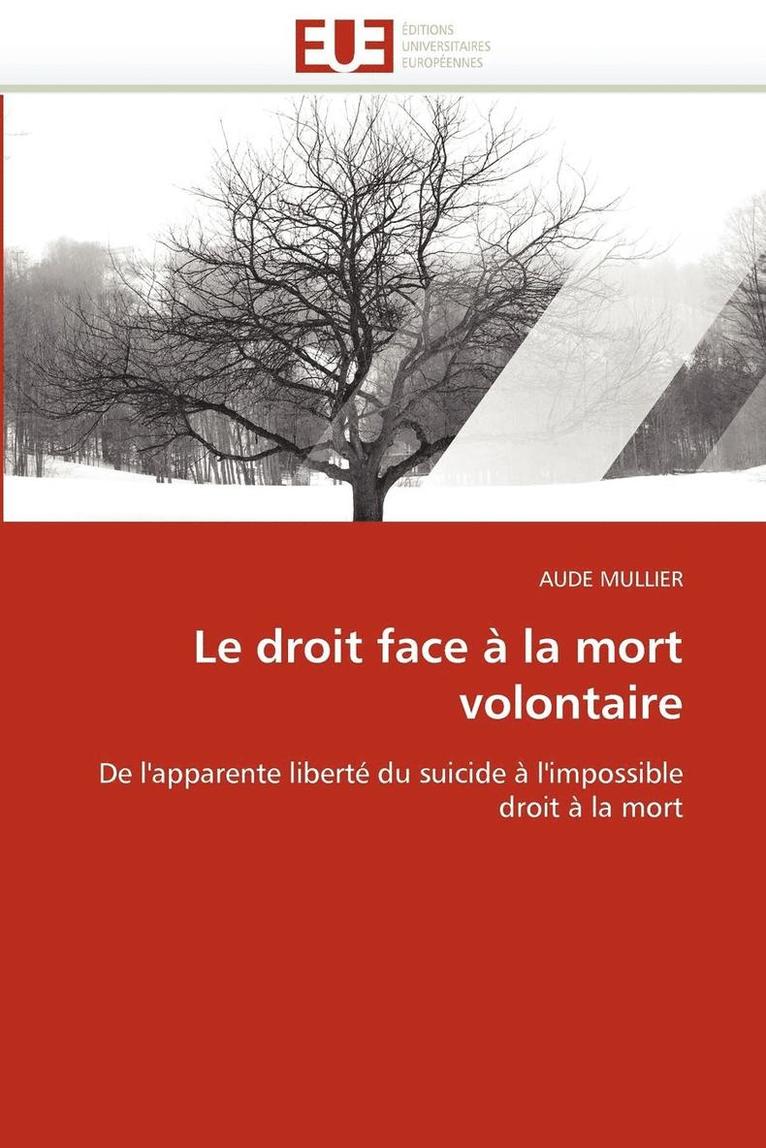 Le Droit Face   La Mort Volontaire 1