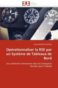 bokomslag Opérationnaliser la rse par un système de tableaux de bord