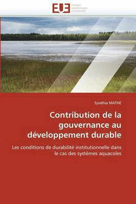 Contribution de la Gouvernance Au D veloppement Durable 1