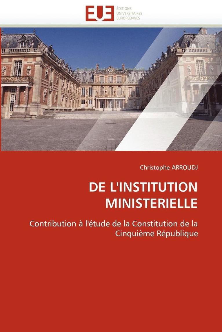 de l''institution Ministerielle 1