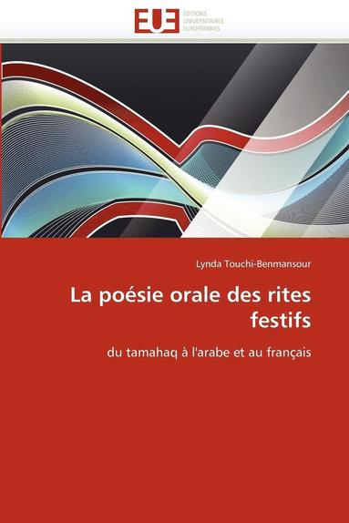 bokomslag La Po?sie Orale Des Rites Festifs
