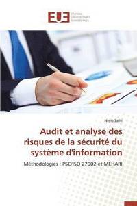 bokomslag Audit Et Analyse Des Risques de la S curit  Du Syst me d'Information