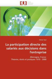 bokomslag participation directe des salariés aux décisions dans l''entreprise
