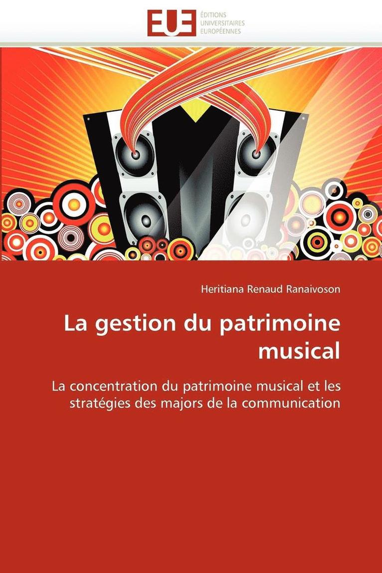 La Gestion Du Patrimoine Musical 1