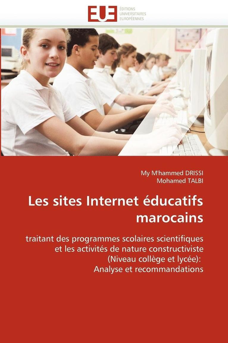 Collectif, TBD, My M''hammed Drissi, Mohamed Talbi - Les sites internet éducatifs marocains, Häftad