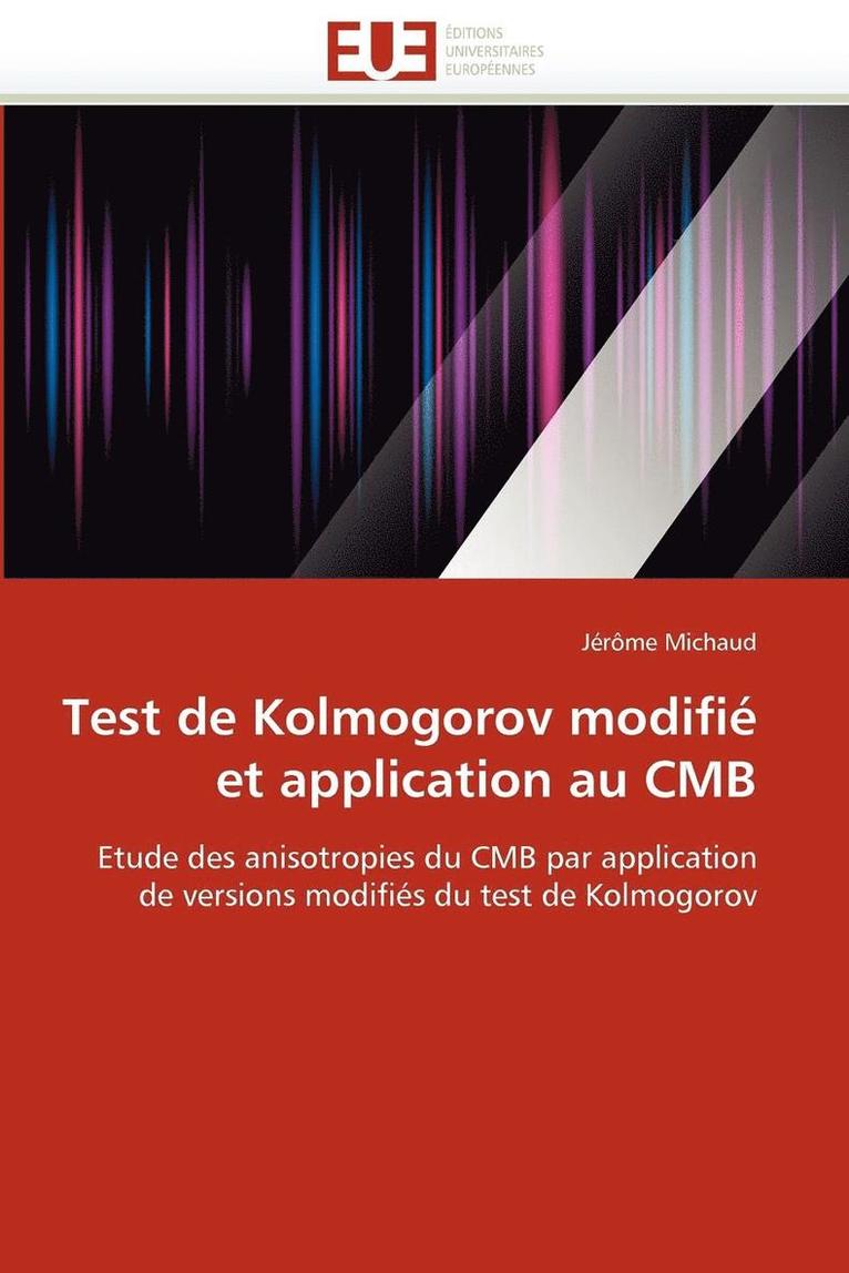 Test de Kolmogorov Modifi  Et Application Au Cmb 1