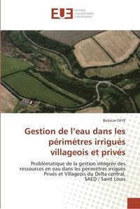 bokomslag Gestion de l''eau dans les périmètres irrigués villageois et privés