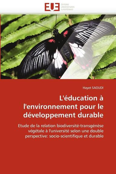 bokomslag L' ducation   l'Environnement Pour Le D veloppement Durable