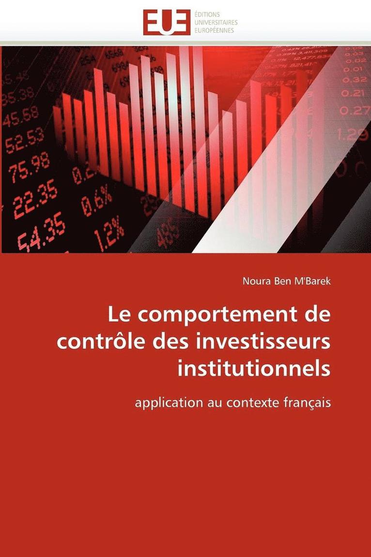 Le Comportement de Contr le Des Investisseurs Institutionnels 1