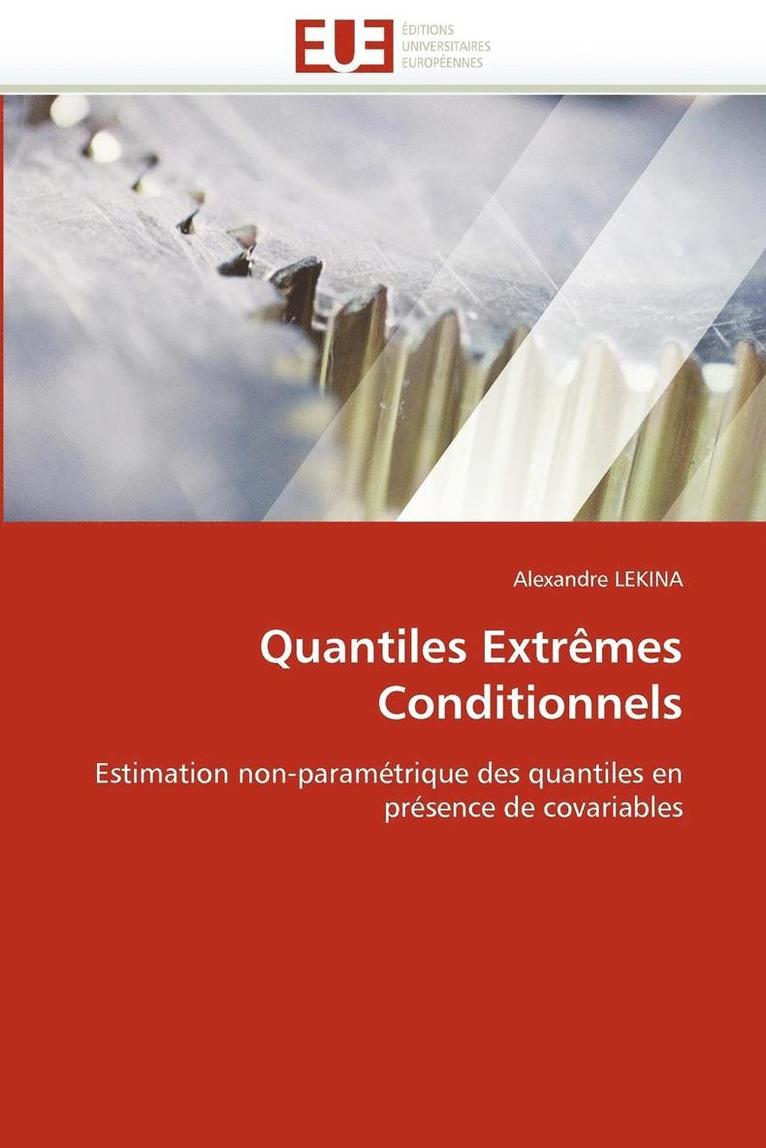 Lekina-A, LEKINA-A, Alexandre Lekina - Quantiles Extr�mes Conditionnels, Häftad