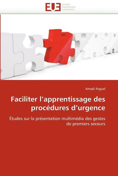 bokomslag Faciliter l''apprentissage des procédures d''urgence