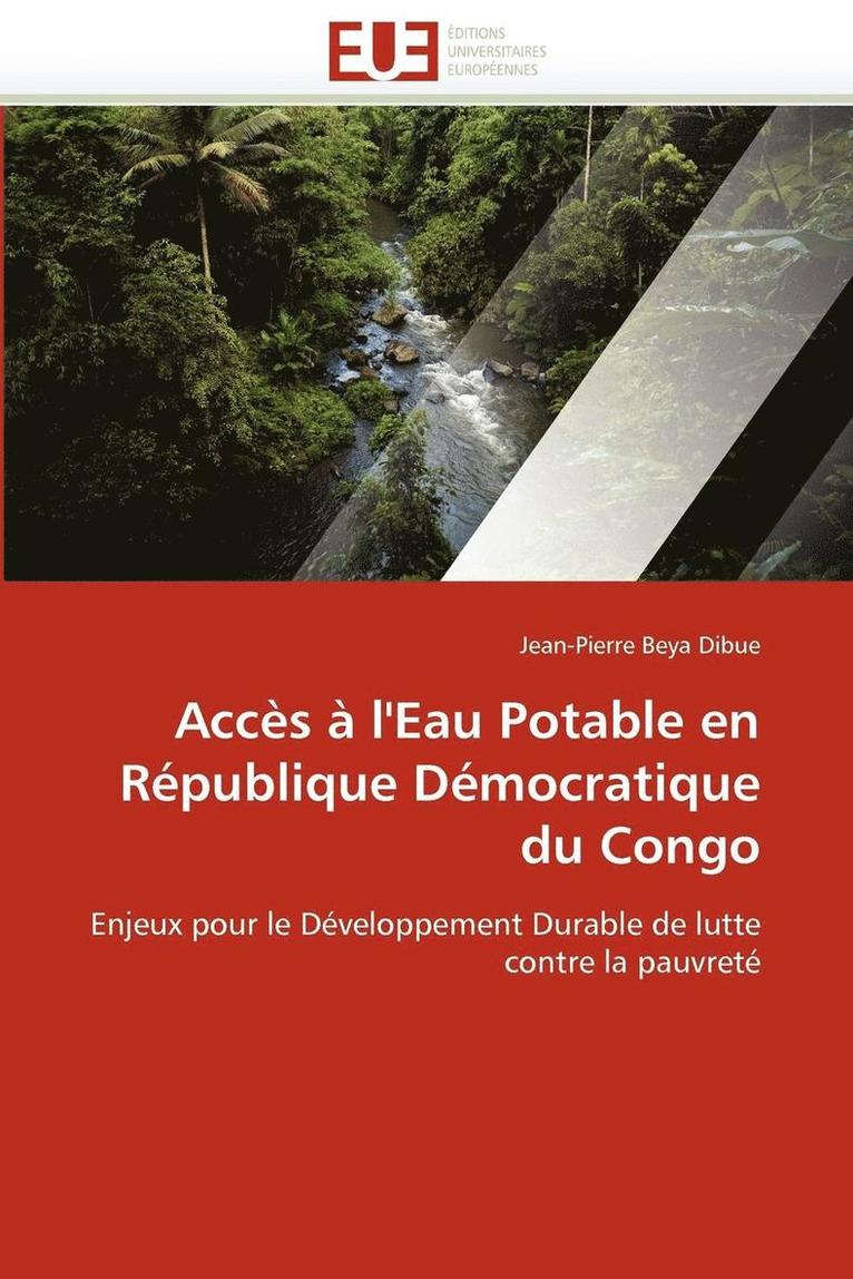 Acc s   l'Eau Potable En R publique D mocratique Du Congo 1