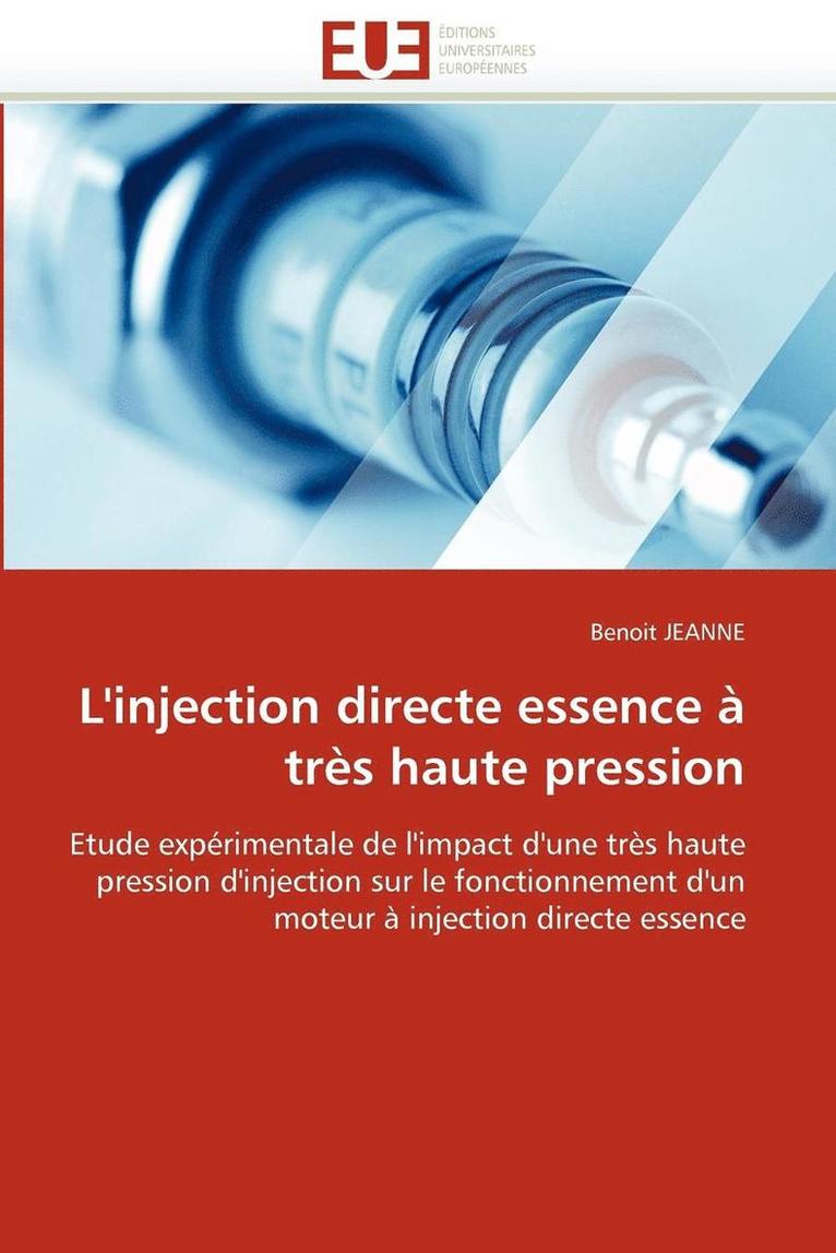 L'Injection Directe Essence   Tr s Haute Pression 1