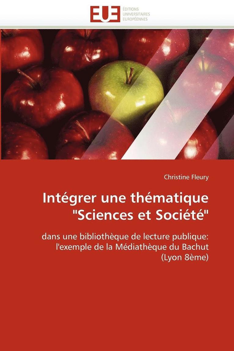 Fleury-C, FLEURY-C, Christine Fleury - Int�grer Une Th�matique "sciences Et Soci�t�", Häftad