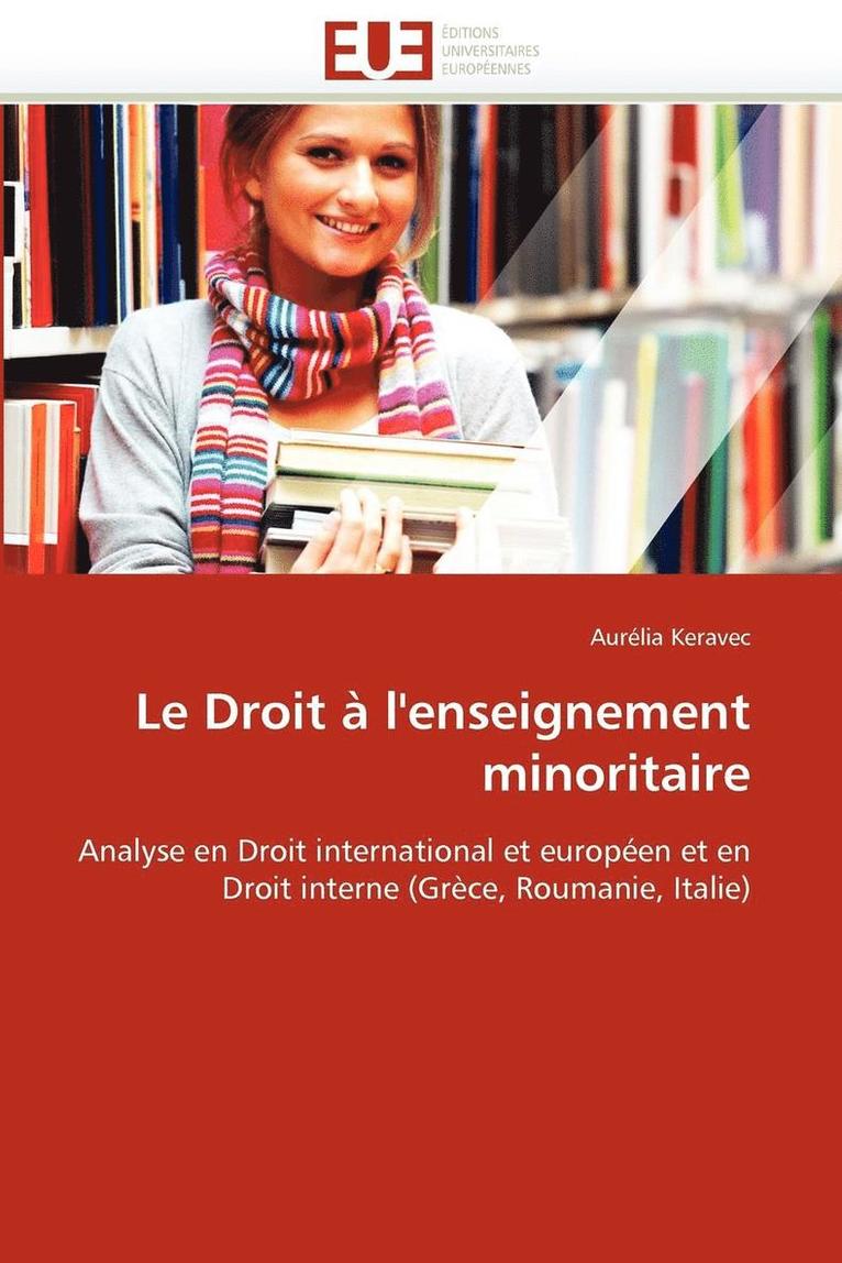 Le Droit   l''enseignement Minoritaire 1