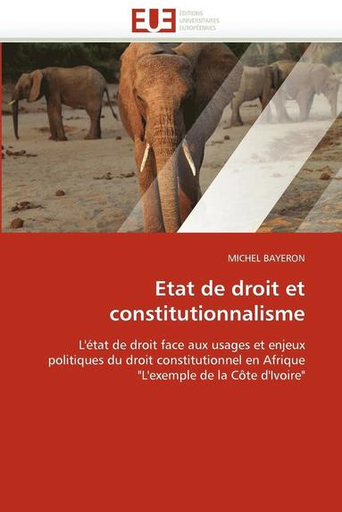 bokomslag Etat de Droit Et Constitutionnalisme