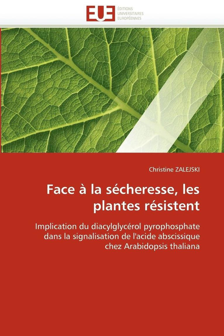 Face   La S cheresse, Les Plantes R sistent 1