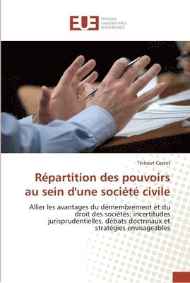 bokomslag Repartition des pouvoirs au sein d'une societe civile