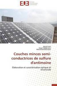bokomslag Couches Minces Semi-Conductrices de Sulfure D'Antimoine