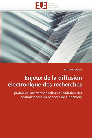 bokomslag Enjeux de la Diffusion ?lectronique Des Recherches