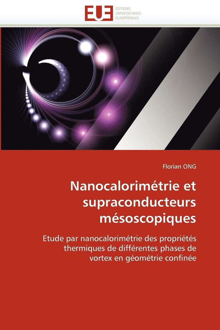 Nanocalorim trie Et Supraconducteurs M soscopiques 1