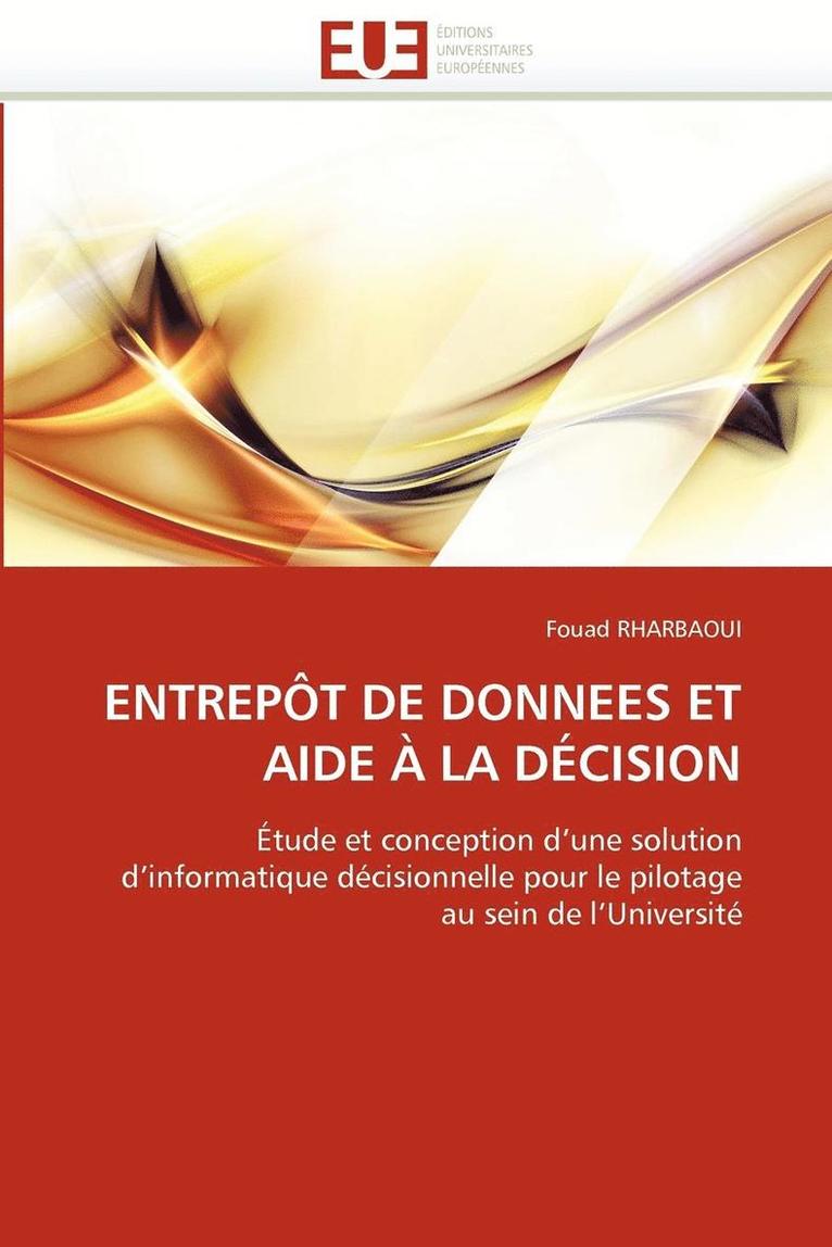 Rharbaoui-F, RHARBAOUI-F, Fouad Rharbaoui - Entrep�t de Donnees Et Aide � La D�cision, Häftad