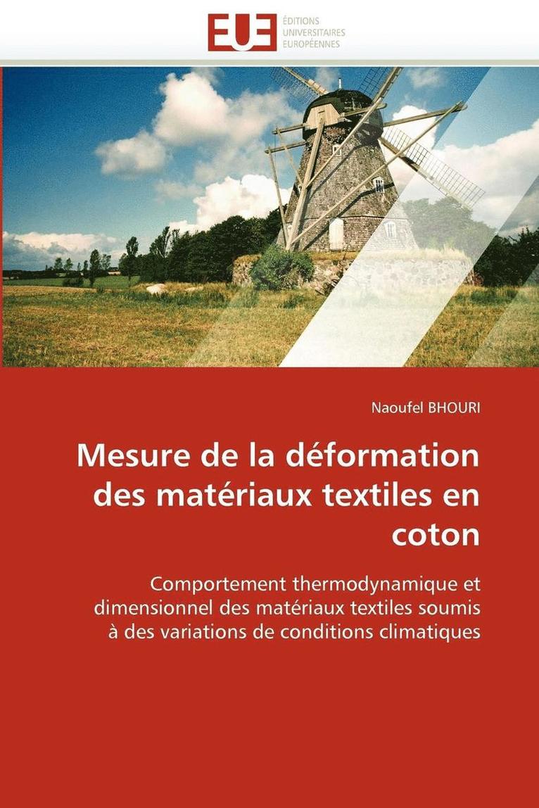 Mesure de la D formation Des Mat riaux Textiles En Coton 1