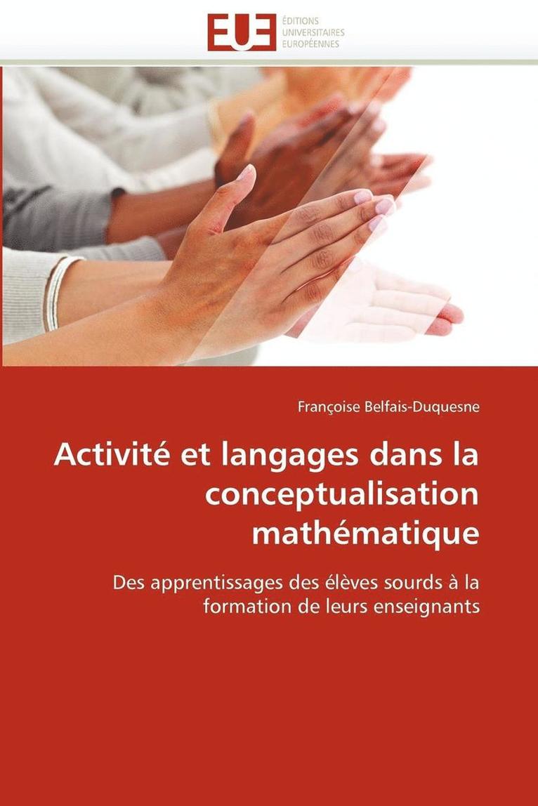 Activit  Et Langages Dans La Conceptualisation Math matique 1