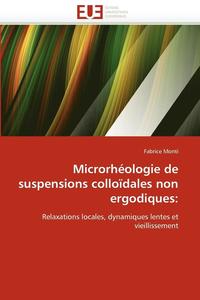 bokomslag Microrhéologie de Suspensions Colloïdales Non Ergodiques