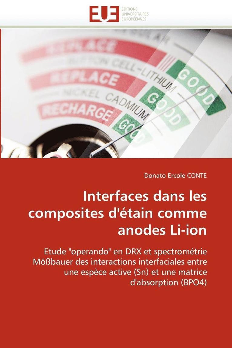 Interfaces Dans Les Composites d'' tain Comme Anodes Li-Ion 1
