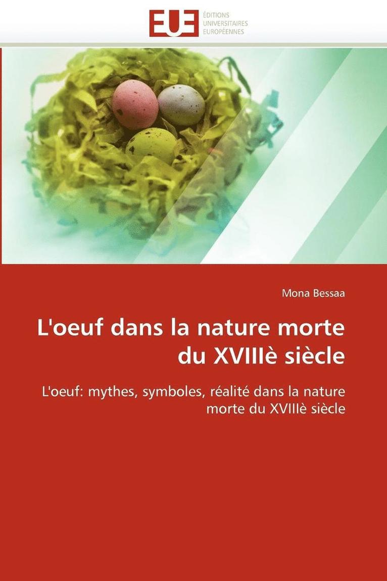 L'Oeuf Dans La Nature Morte Du XVIII  Si cle 1