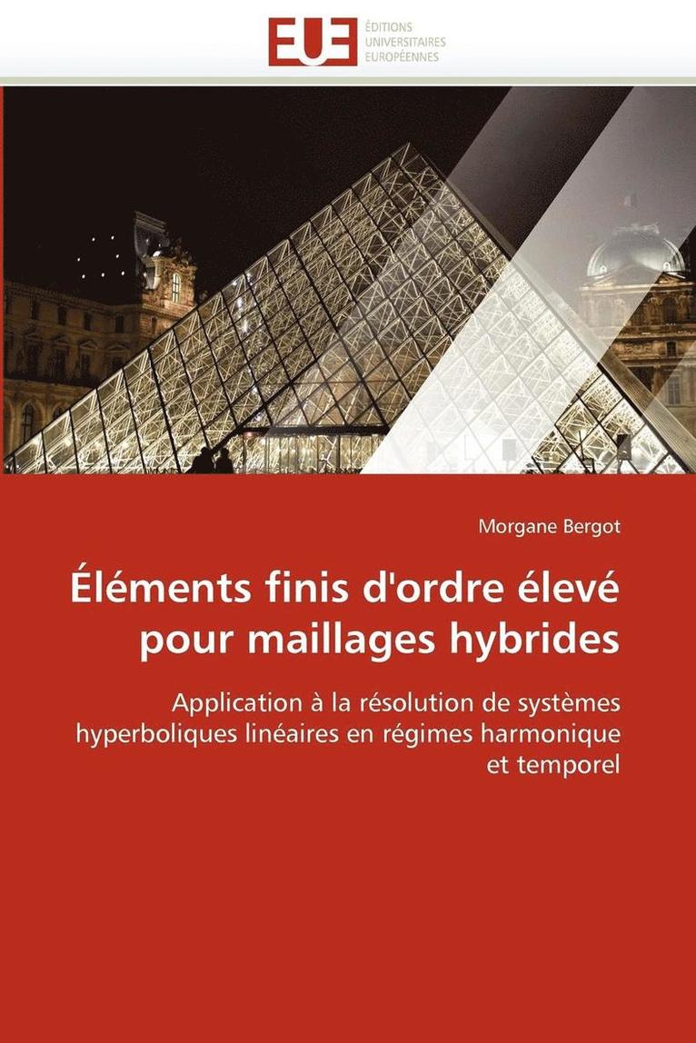 Bergot-M, TBD, Morgane Bergot - Éléments finis d''ordre élevé pour maillages hybrides, Häftad