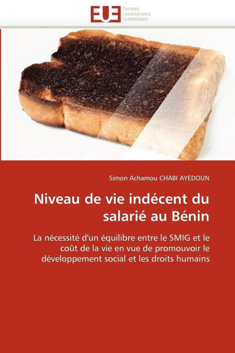 Niveau de Vie Ind cent Du Salari  Au B nin 1