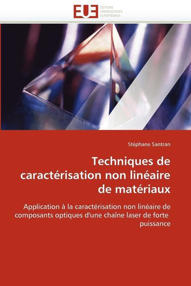 bokomslag Techniques de Caract risation Non Lin aire de Mat riaux