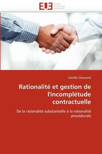 bokomslag Rationalité et gestion de l''incomplétude contractuelle