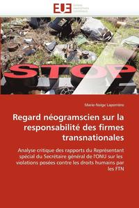 bokomslag Regard N ogramscien Sur La Responsabilit  Des Firmes Transnationales