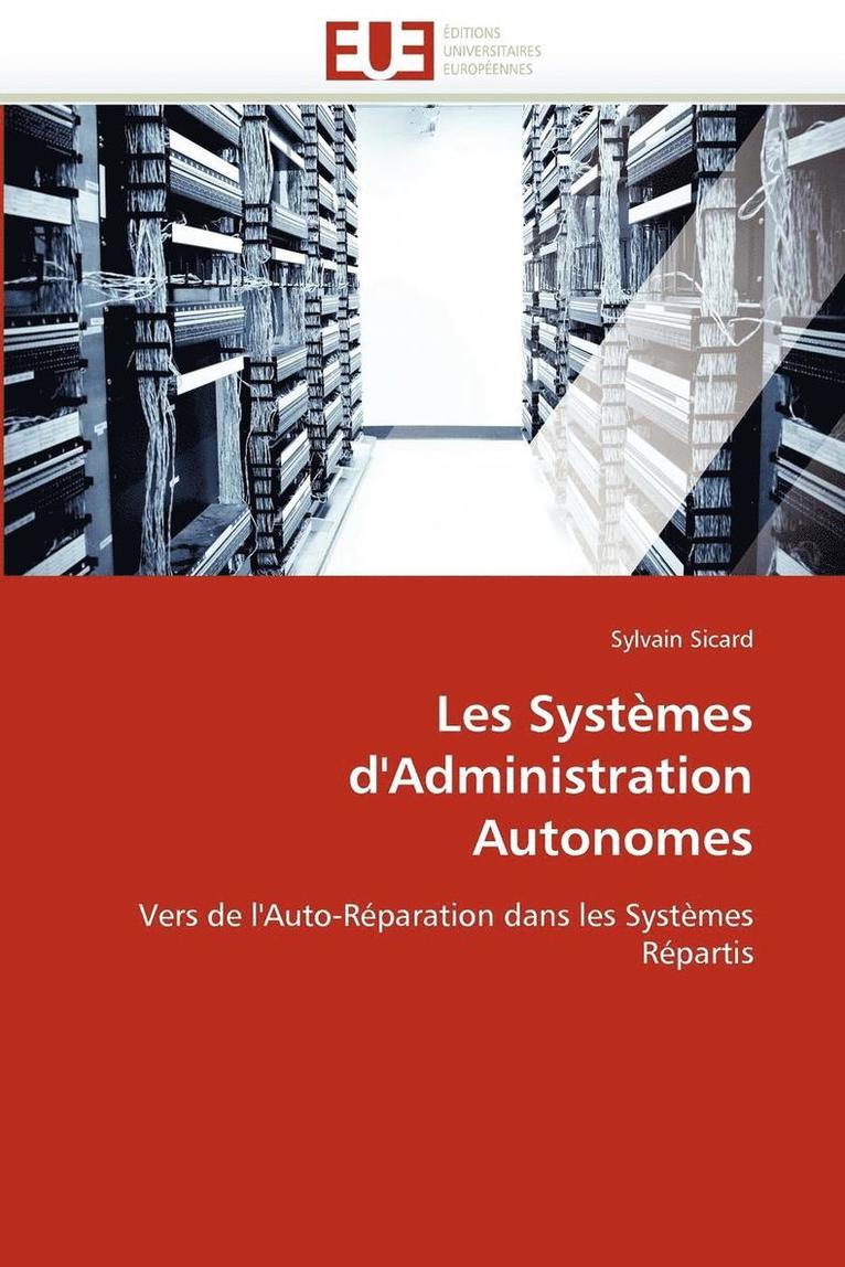 Les Syst mes d'Administration Autonomes 1