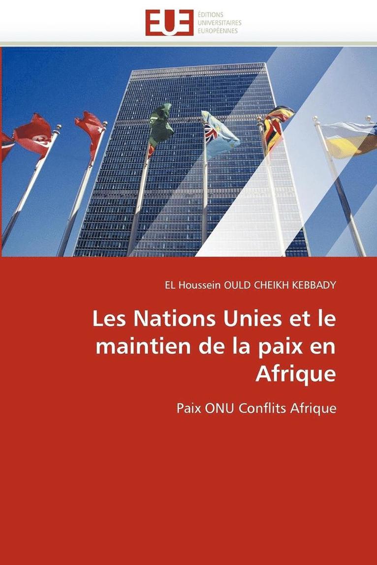 Les Nations Unies Et Le Maintien de la Paix En Afrique 1