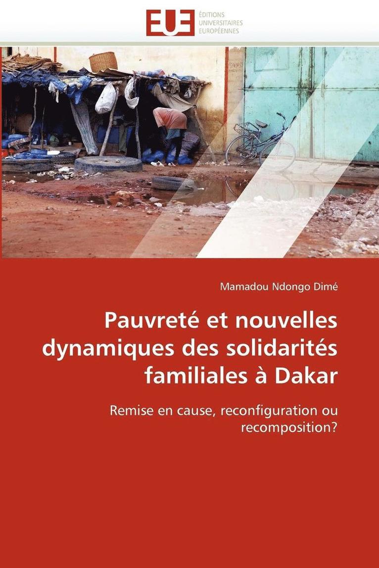 Pauvret  Et Nouvelles Dynamiques Des Solidarit s Familiales   Dakar 1