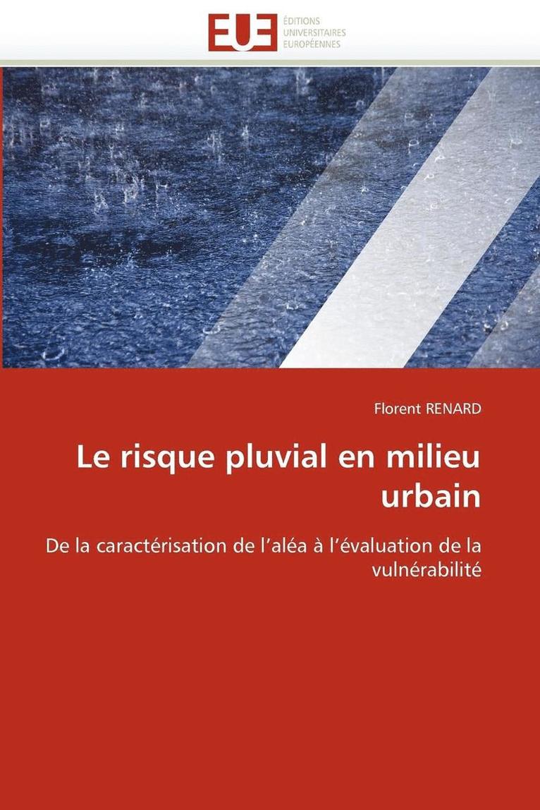 Le Risque Pluvial En Milieu Urbain 1