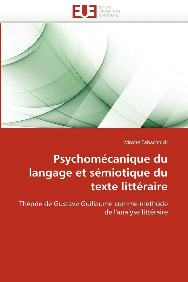 Psychom canique Du Langage Et S miotique Du Texte Litt raire 1