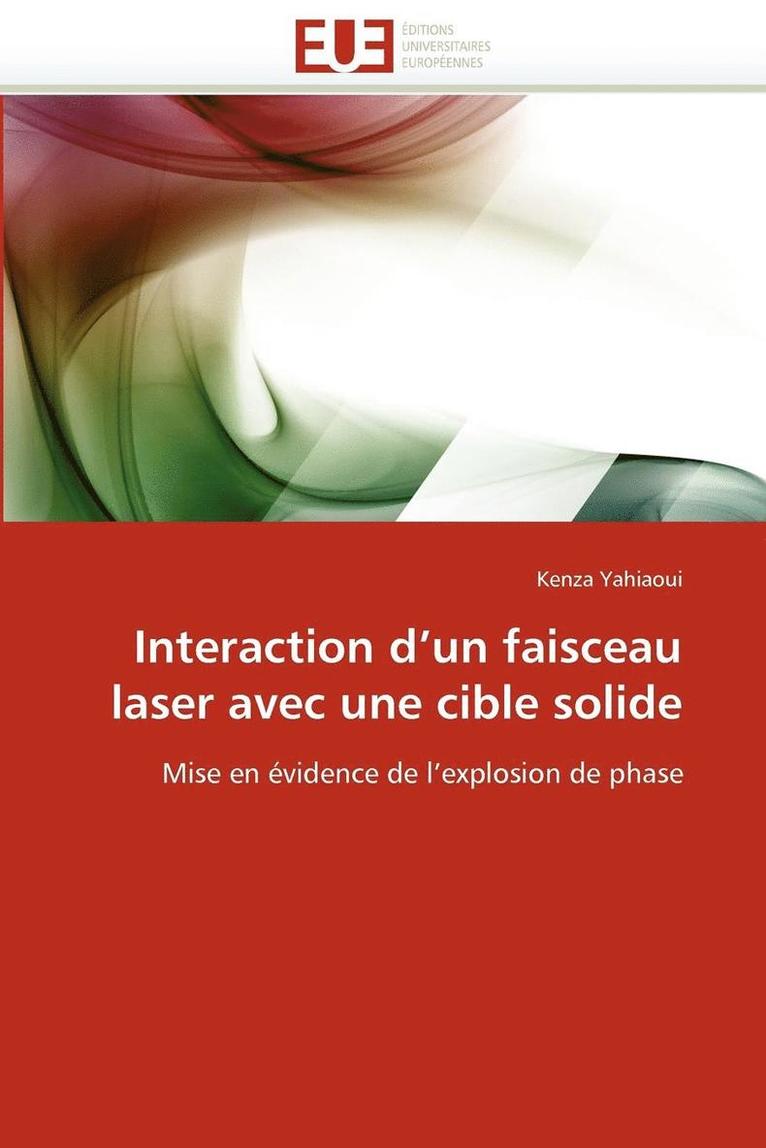 Interaction d'Un Faisceau Laser Avec Une Cible Solide 1