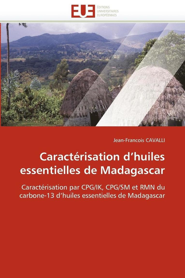 Caract risation D Huiles Essentielles de Madagascar 1